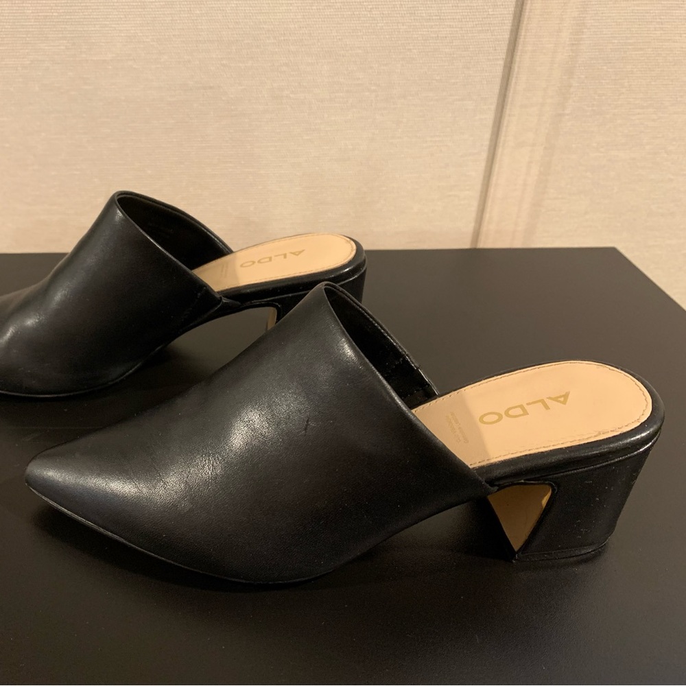 Also Block Heeled Mules